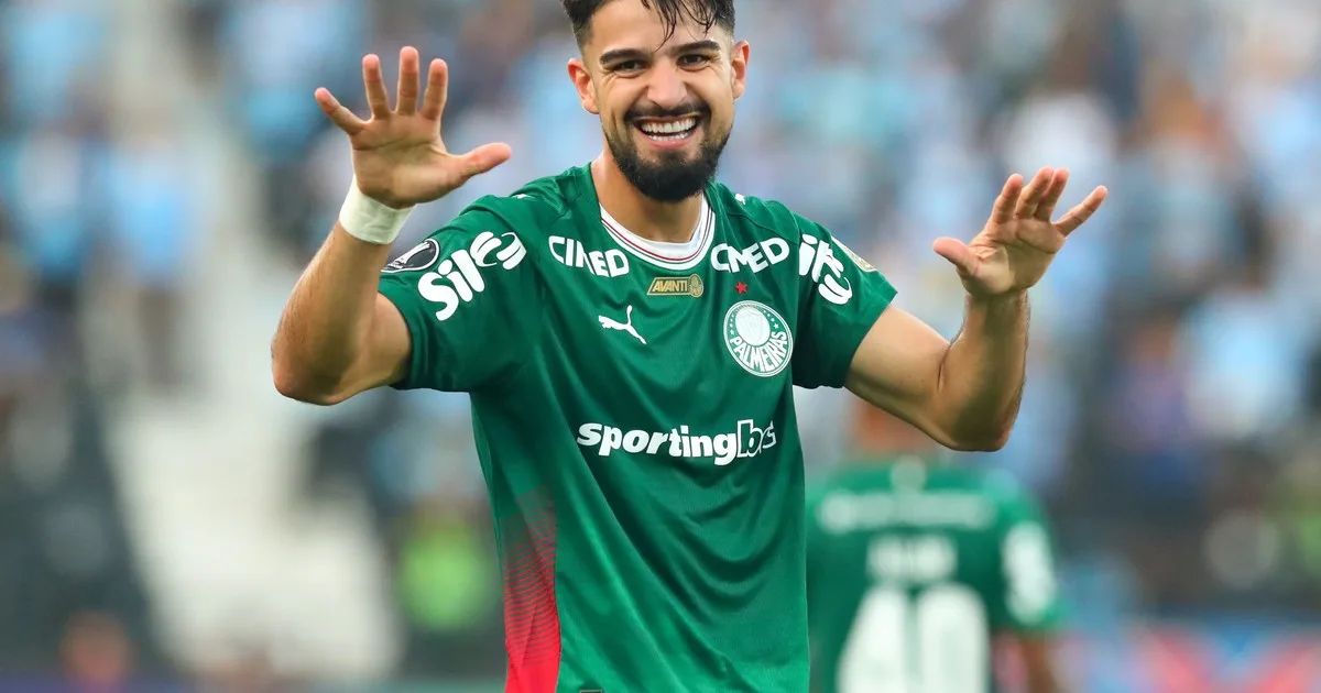 Show del Flaco López en Brasil: dos golazos para Palmeiras y una racha que no se detiene