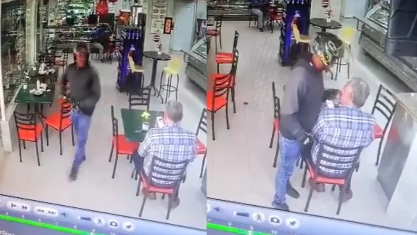 VIDEO VIRAL: Hombre robó a mano armada en plena panadería de Yaracuy y huyó, pero todo quedó grabado