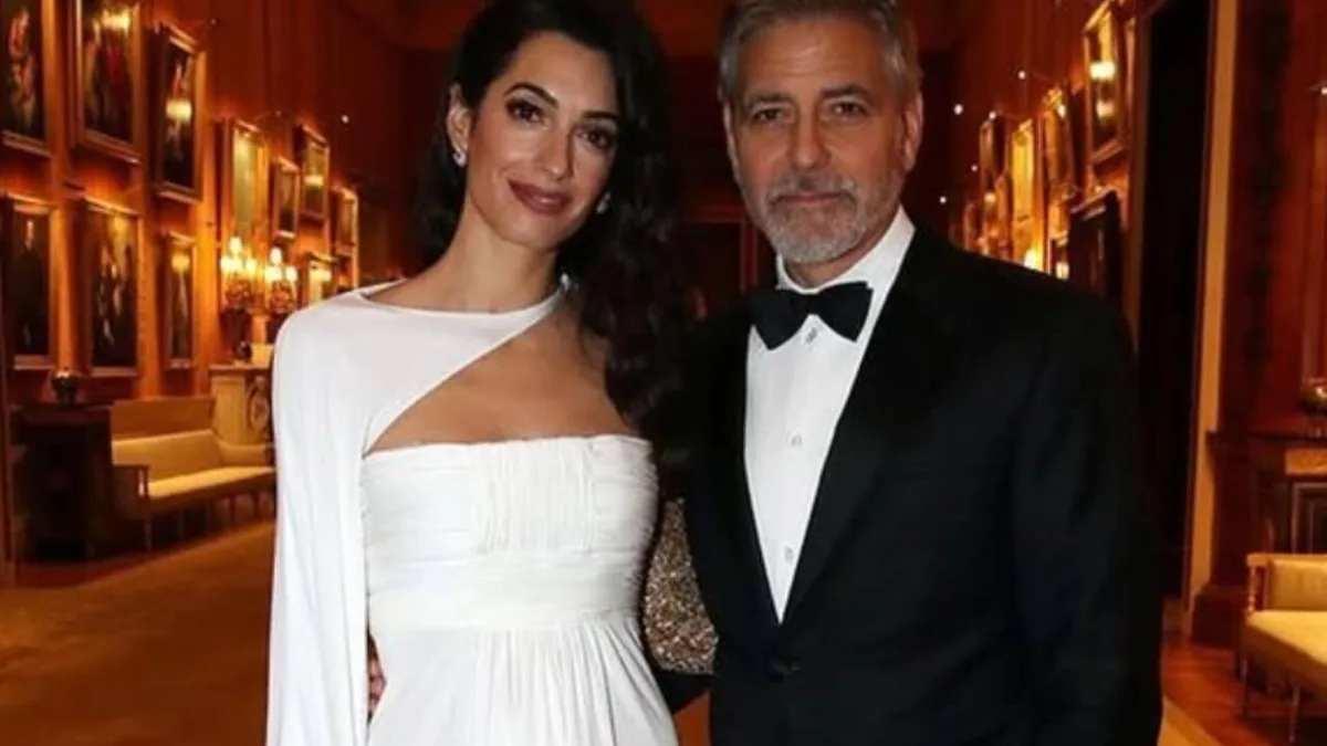 George and Amal Clooney arrive in Venice for the Venice Film Festival