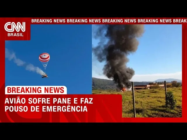 O que é e como funciona um “paraquedas de avião”; entenda caso em MG