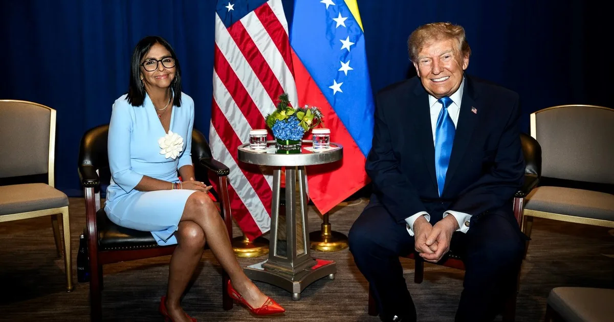 El canciller de Estados Unidos dijo que la reunión de Delcy Rodríguez y Donald Trump fue breve y que hablaron sobre elecciones en Venezuela