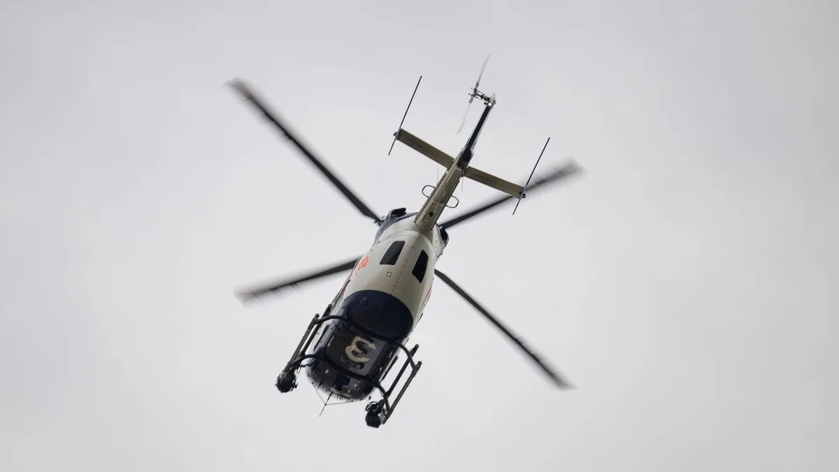 Suche nach Seniorin gestört: Hubschrauber geblendet - Polizei ermittelt gegen 57-Jährigen
