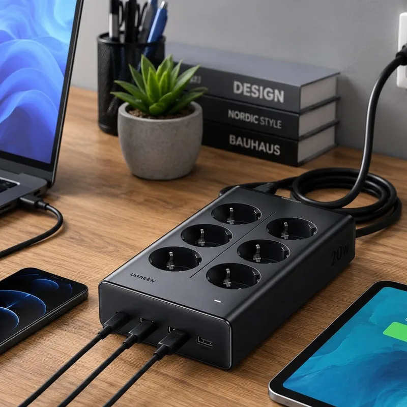 Actualité : La multiprise surtension 10 en 1 Ugreen profite d'une remise au panier (-21 %) chez Amazon
