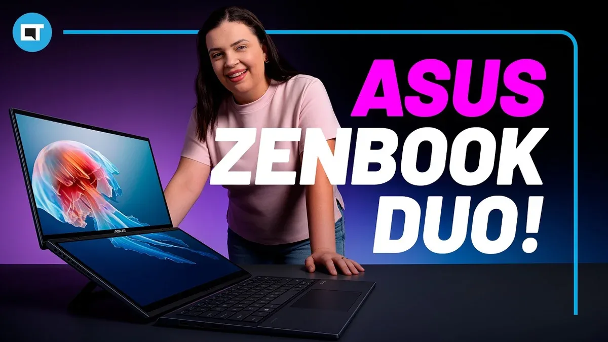Asus Zenbook Duo de duas telas consegue aumentar sua produtividade?