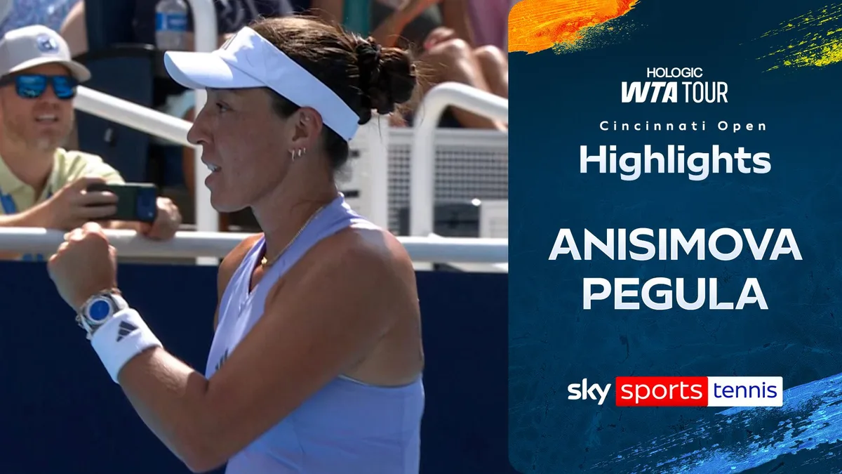 Pegula survives injury scare and tie-break to beat Ansimova to advance into semis