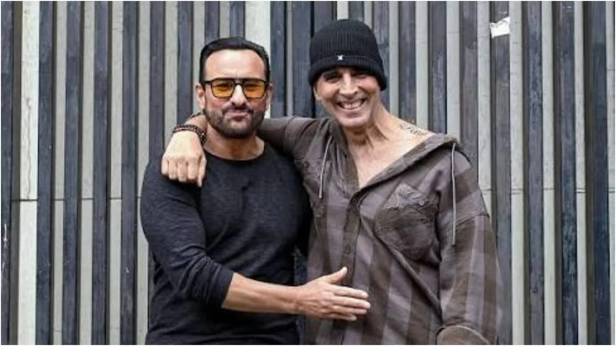 Haiwaan: Akshay and Saif’s song filmed at Mumbai college