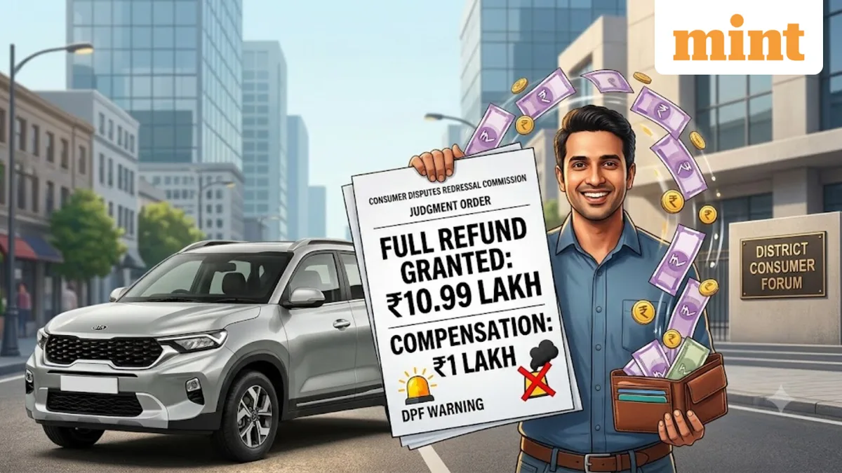 Kia Sonet owner wins consumer case over recurring DPF warnings, gets ₹10.99 lakh refund, ₹1 lakh compensation
