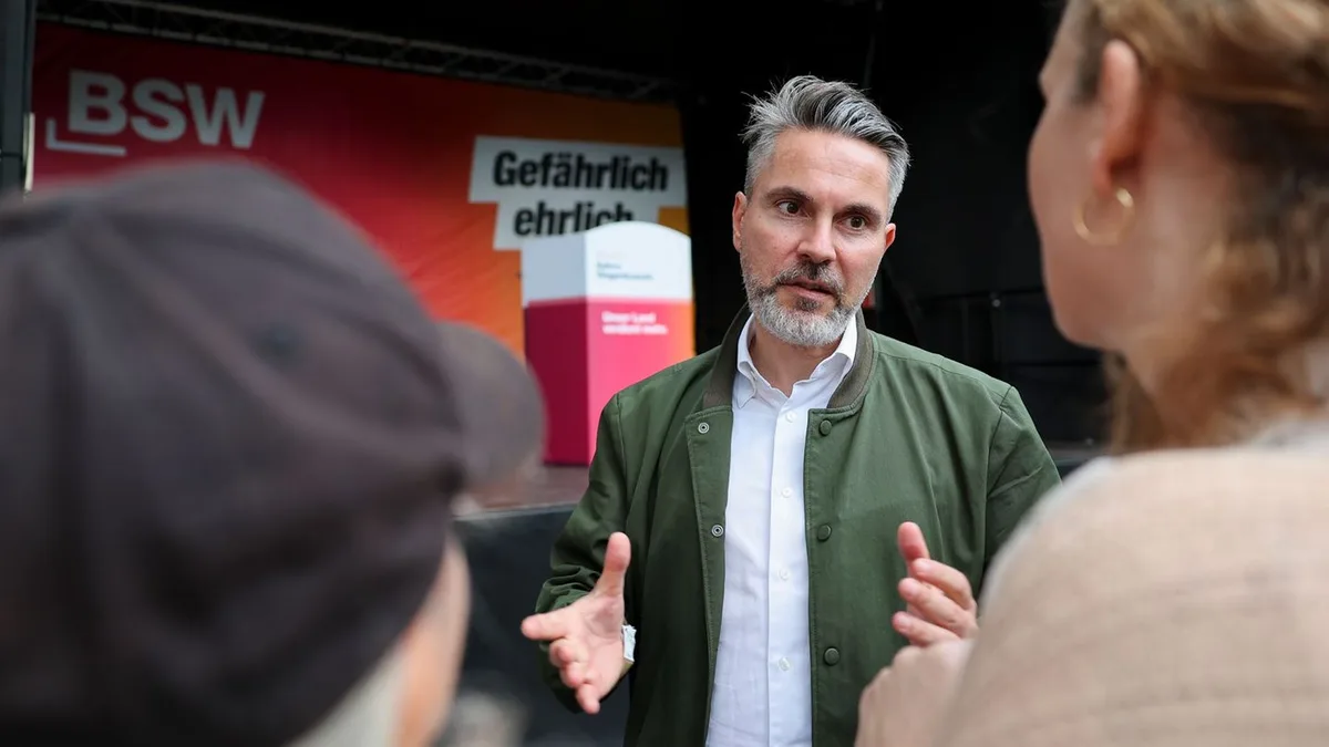 Parteien: BSW-Spitze: Enthaltung bei MP-Wahl in Sachsen-Anhalt steht