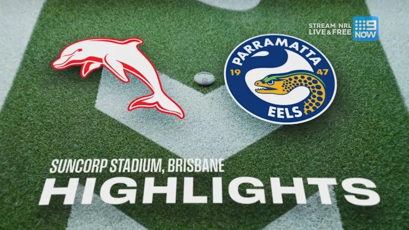 NRL Highlights: Dolphins v Eels - Round 25