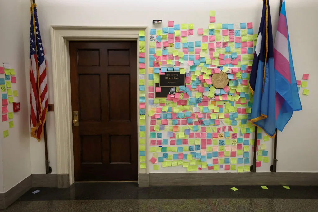 House Democratic leaders condemn the search of congresswoman's home as an 'abuse of power'