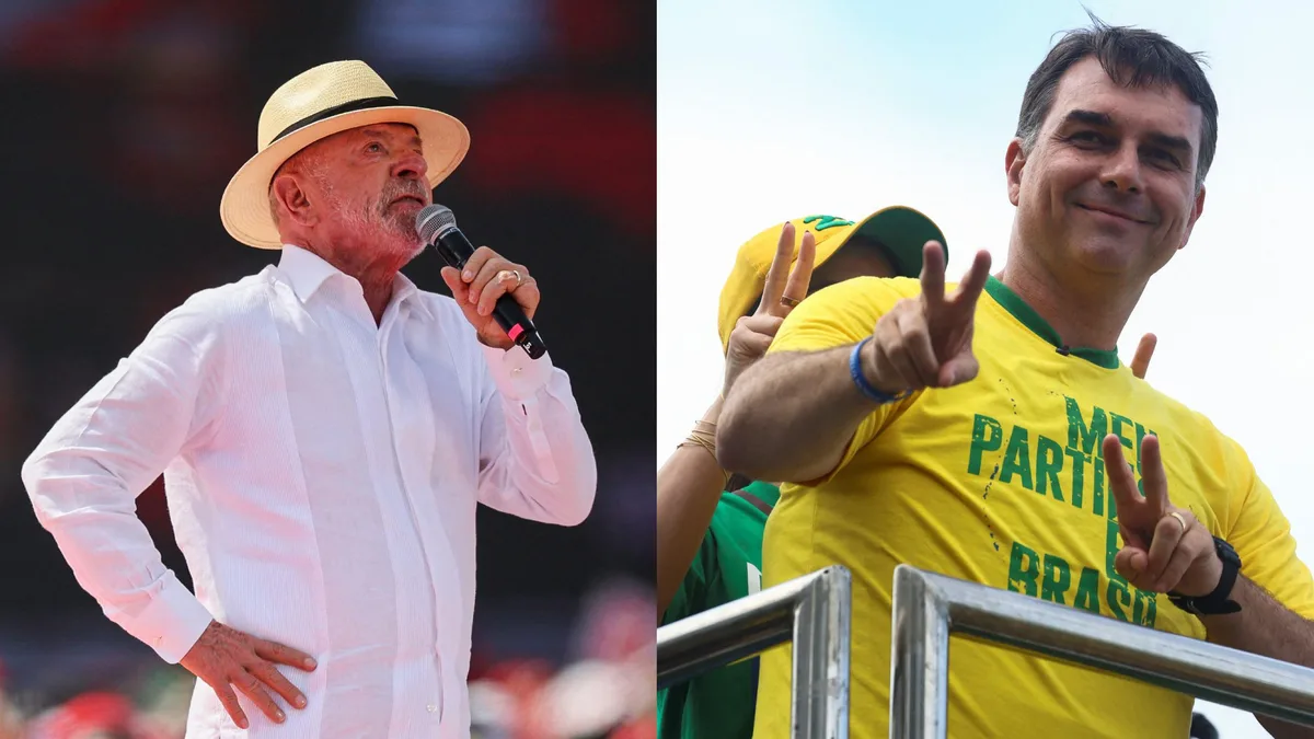 Lula e Flávio Bolsonaro disputam as ruas no 1º dia da campanha presidencial; veja como foram os atos