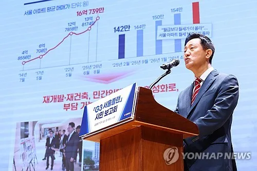 오세훈 "서울아파트가격 86주 연속상승…상승속도 文정부 넘어"