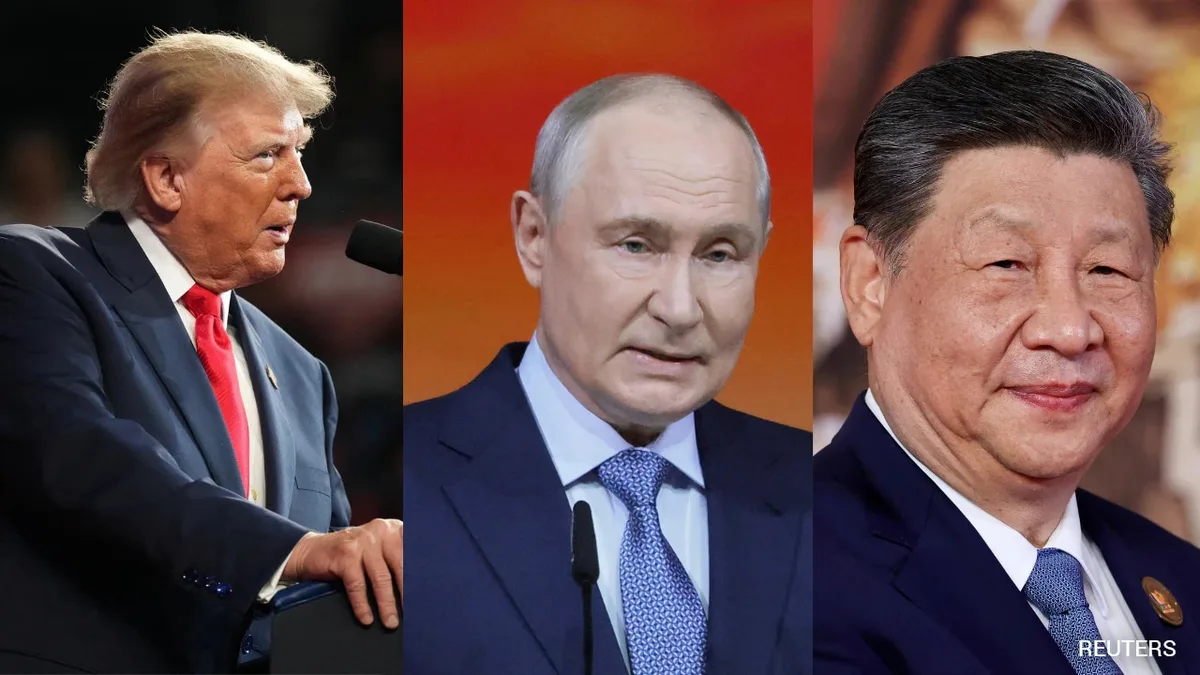 Putin Proposes Summit Next Month With Trump, Xi To End Ukraine War: Report