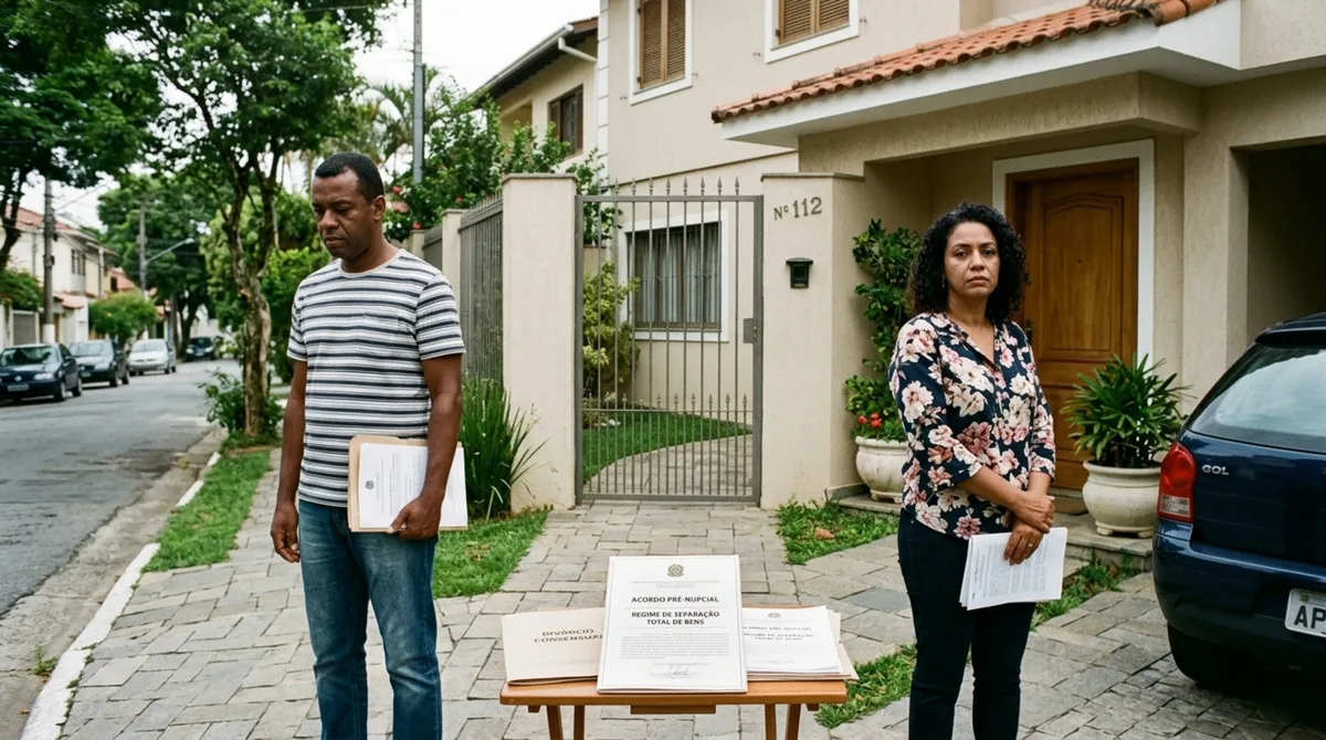 Casal faz pacto antenupcial de separação total de bens, constrói a casa juntos na prática e o divórcio revela o que a lei considera esforço comum
