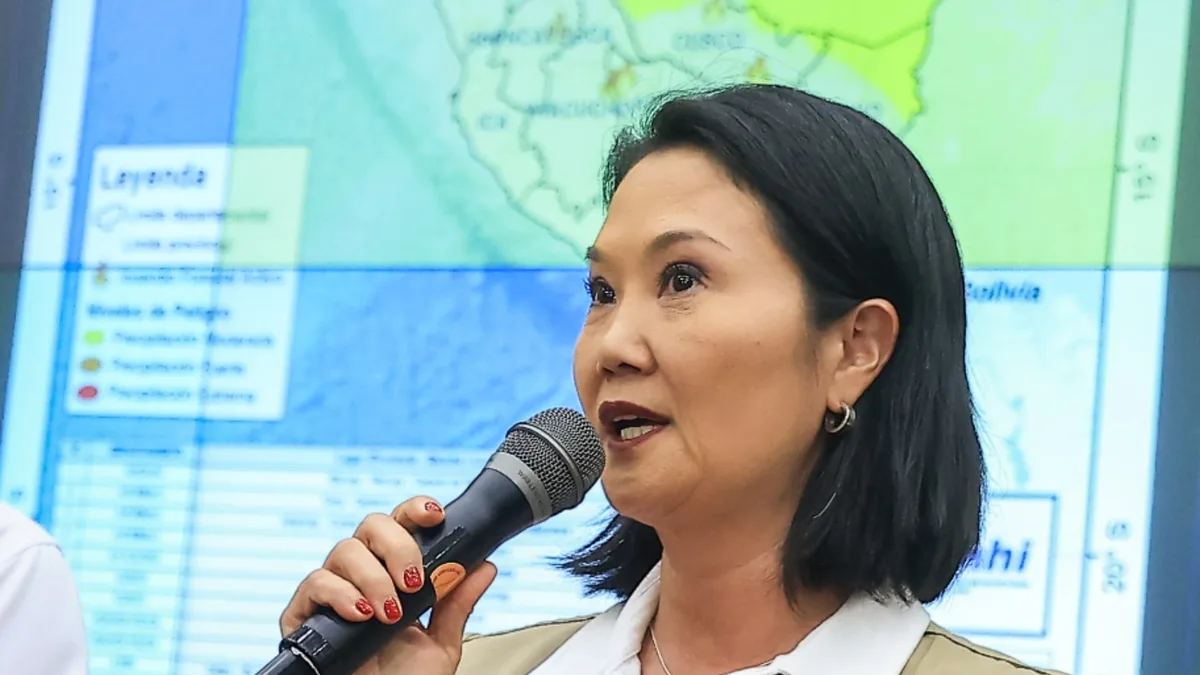 Keiko Fujimori pide unidad ante el fenómeno El Niño: “Este mensaje espero llegue también al Congreso”