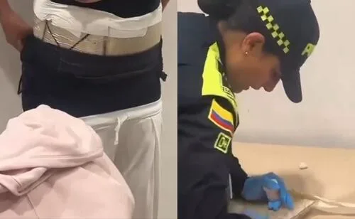 VIDEOS: Caen 2 mujeres por intentar llevar cocaína en fajas de látex de Colombia a Madrid; escáner corporal las descubre