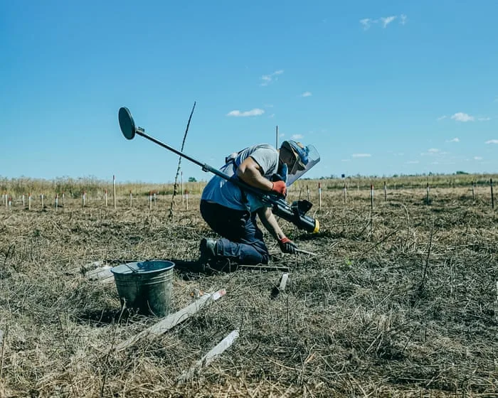Ukraine is littered with landmines on a scale last seen in Vietnam. How can they be removed?