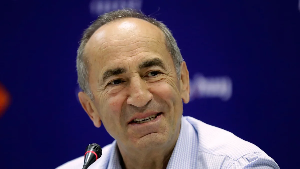 A former Armenian president is detained in a corruption investigation