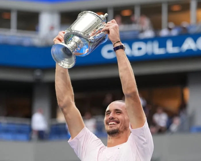Alexander Zverev claims first US Open after four-set battle with Ben Shelton