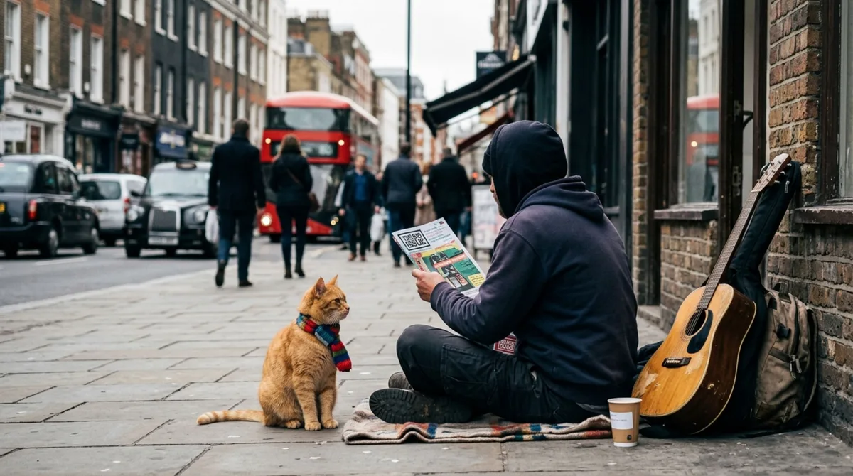 O jovem sem-teto britânico que vendia revistas nas ruas de Londres e virou autor de best-sellers internacionais