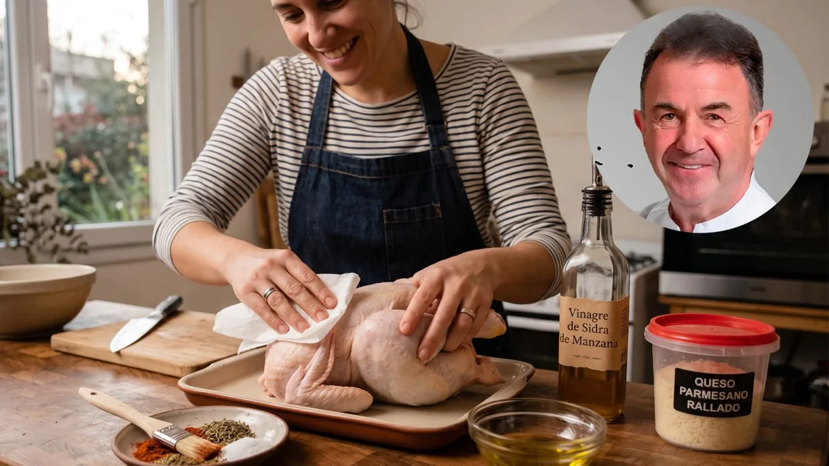 Martín Berasategui, chef: “El pollo más jugoso no se hace al horno y lleva 1 cucharada de vinagre y 100g de parmesano”