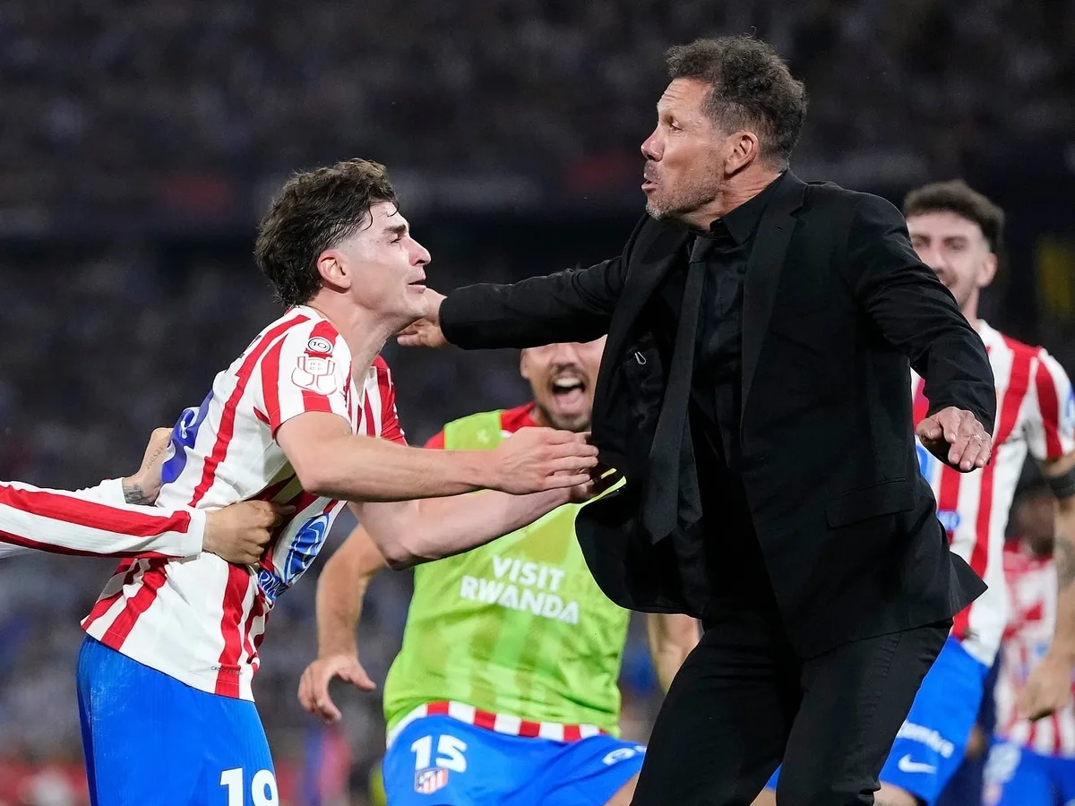 Simeone volvió a hablar de los agravios de los hinchas de Atlético de Madrid contra Julián y confirmó su convocatoria