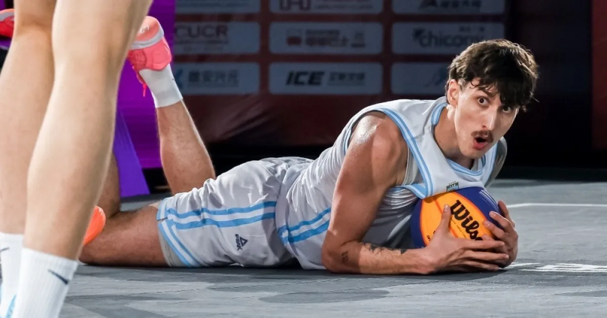 Argentina cerró su participación en el Mundial 3×3 U23 con el roquense Ventura