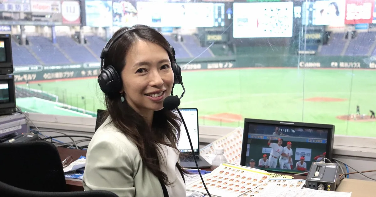 中継リポーター歴15年超 羽村亜美さんが都市対抗で初の実況