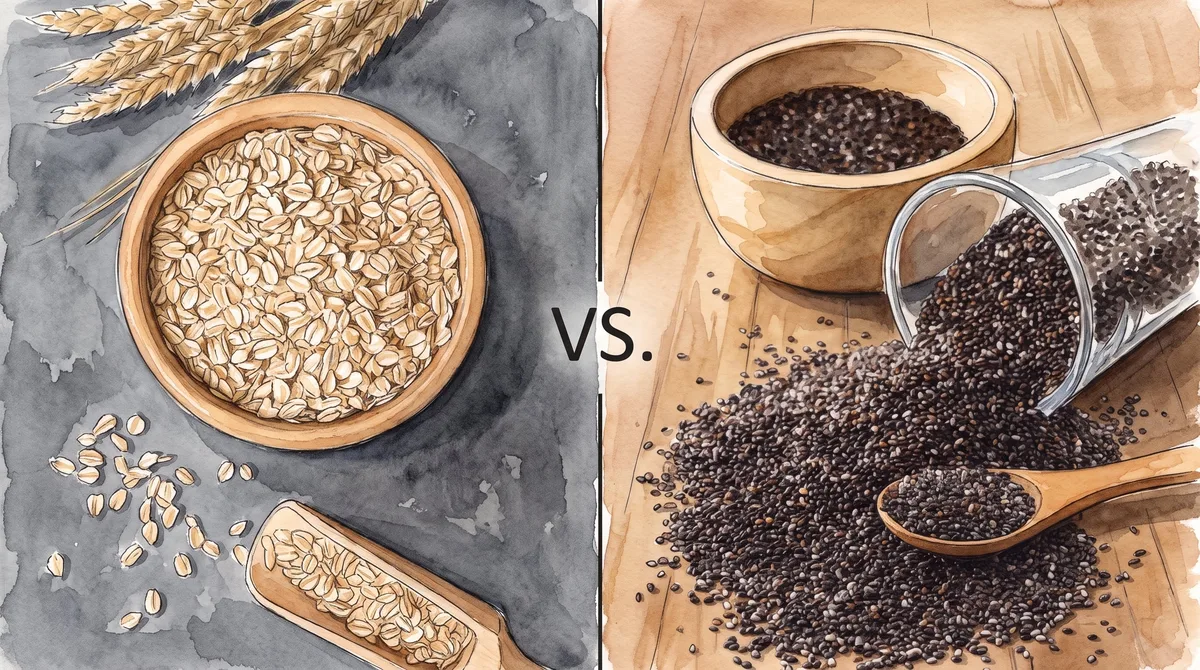 Semillas de chía vs. Avena: cuál es mejor para la salud intestinal