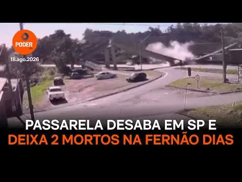 Passarela desaba em SP e deixa 2 mortos na Fernão Dias