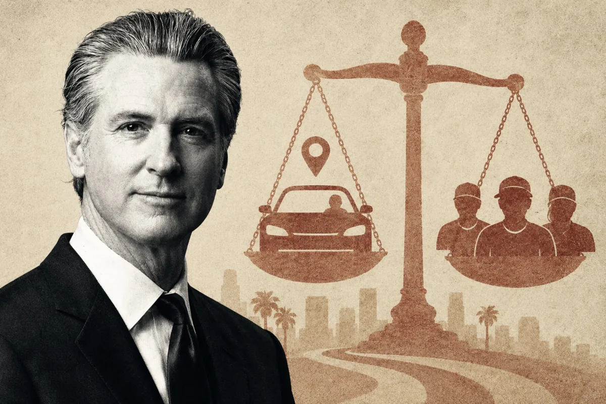 Es oficial: la ley AB 1340 firmada por Newsom que beneficia a conductores de Uber y Lyft en California