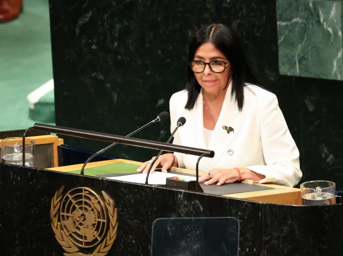 Na ONU, Delcy Rodríguez não menciona Maduro e chama agressão militar de ‘confrontação agudizada com EUA’