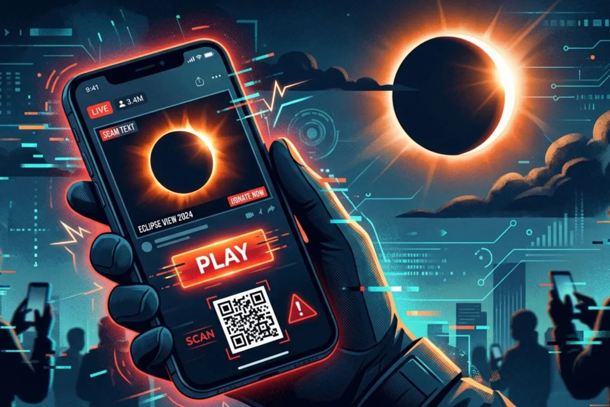 Arnaque à l’éclipse : attention, les pirates vont en profiter pour vous piéger