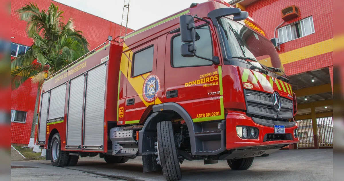 Vazamento de amônia mobiliza bombeiros e deixa quatro hospitalizados no PR