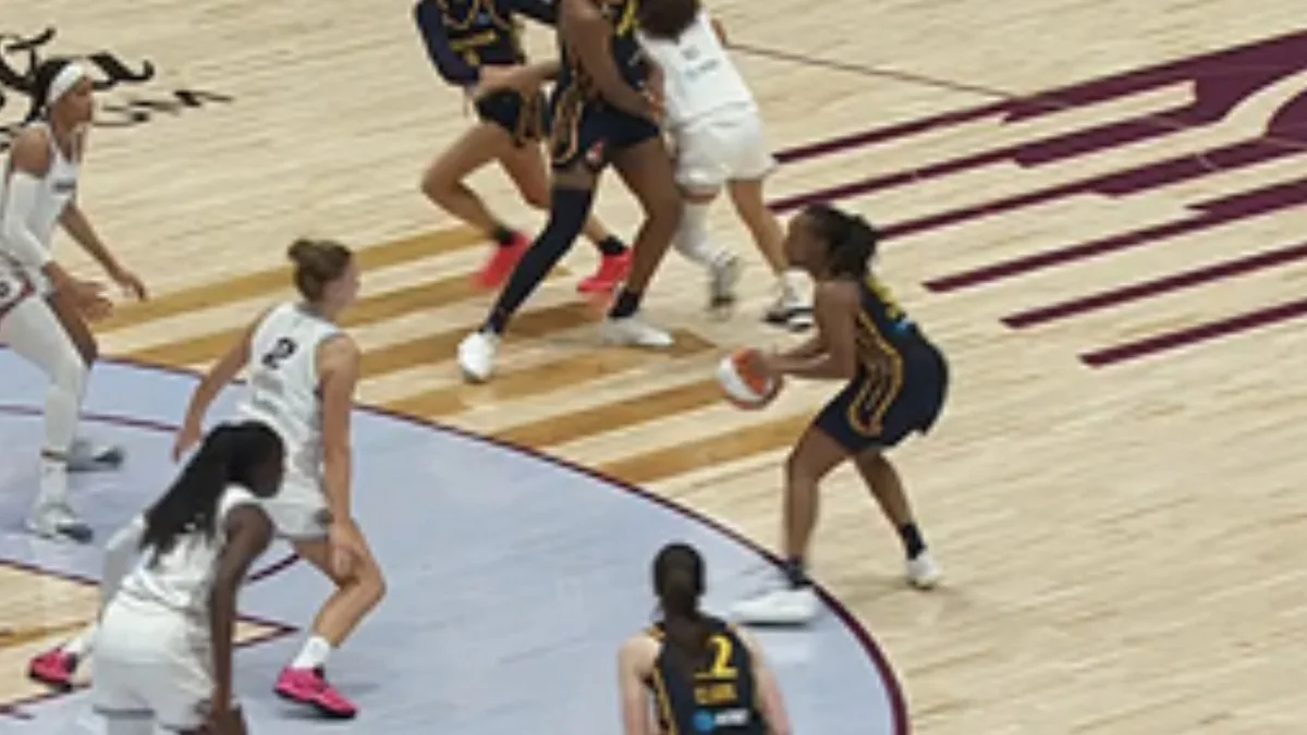 Fever’s Mitchell drains three-pointer to set WNBA season scoring record