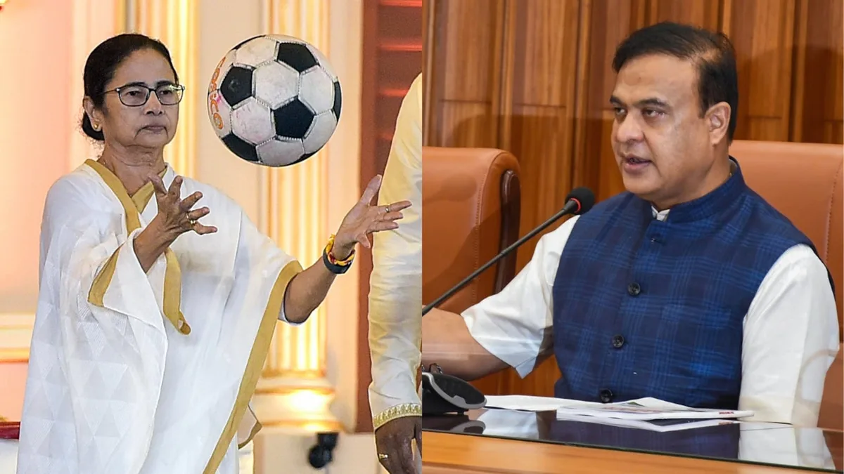 'Football Will Deflate': Himanta Sarma Jabs Mamata Banerjee Over Party Symbol