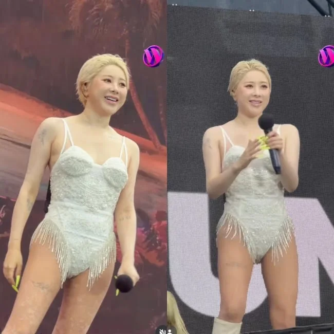 서인영, '지방 흡입' 효과 있었다..파격 바디슈트 입고 눈물의 '워터밤'[핫피플]