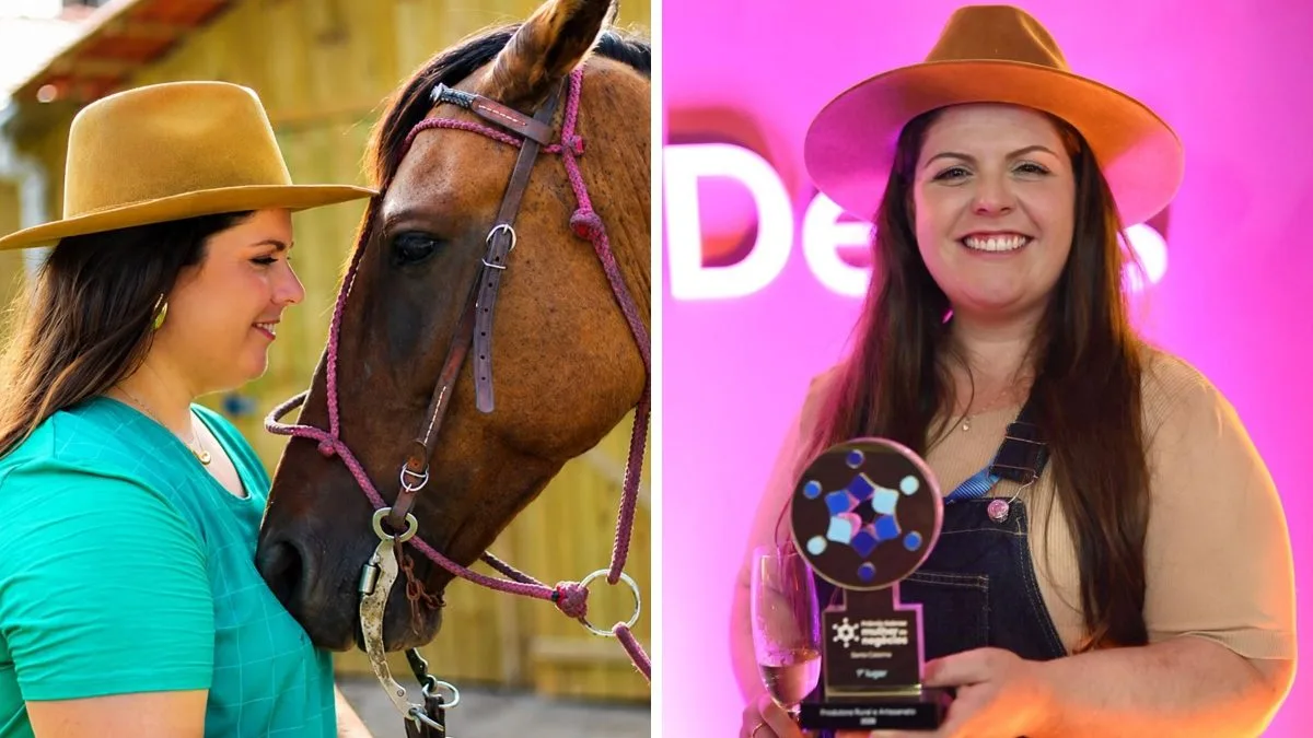 Empresária transforma sítio em que foi criada em local de vivência no campo com contato com animais para crianças e conquista prêmio de empreendedorismo em SC