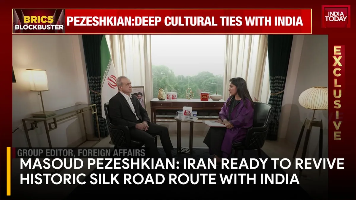 'Iran Did Not Start This War, We Defended Ourselves': Iranian President Pezeshkian Excl Interview