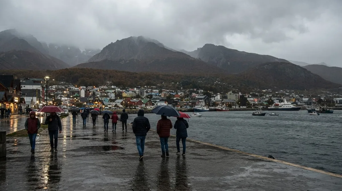 Clima en Tierra del Fuego hoy sábado 19 de septiembre: lluvia ligera y bajas temperaturas