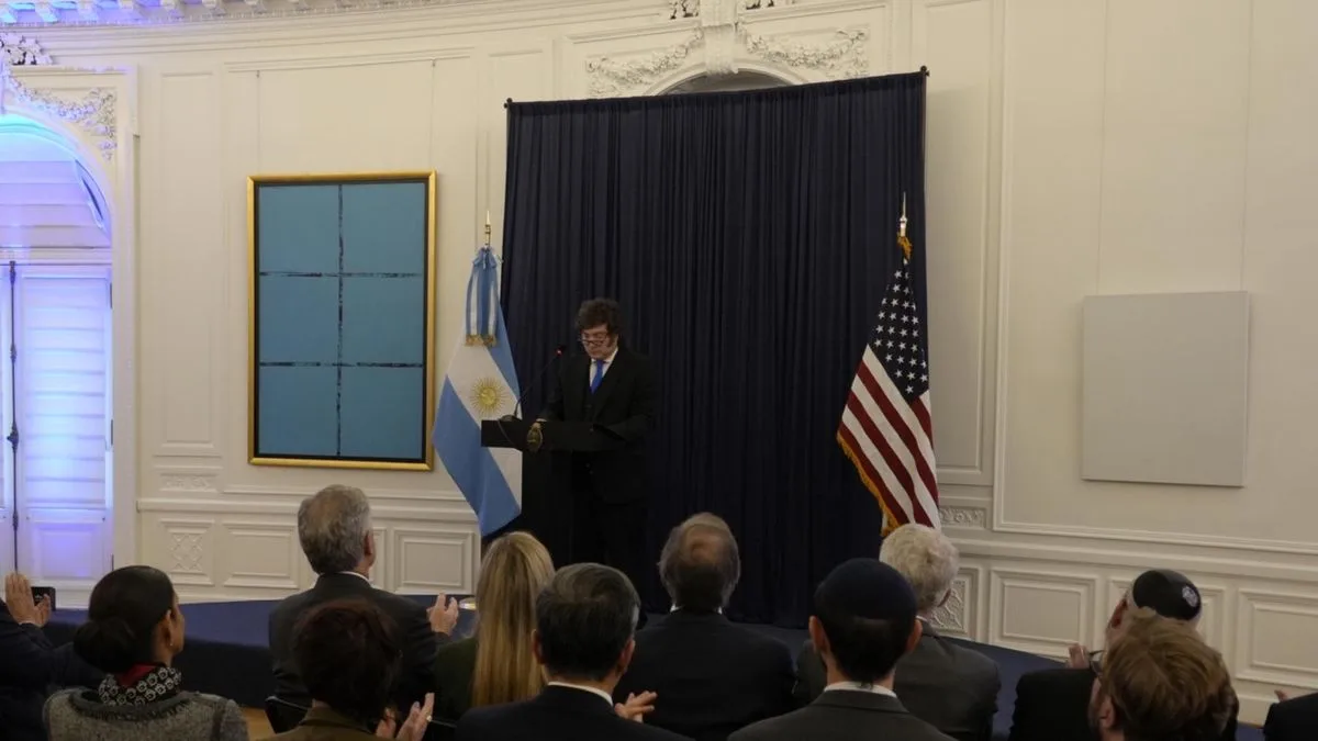 Javier Milei cerró su visita a EEUU con un acto contra el antisemitismo y prometió "tolerancia cero"