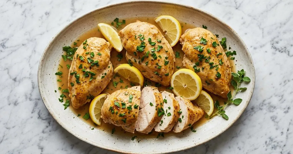 Pechugas de pollo jugosas al horno