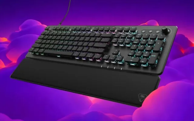 Turtle Beach lança Vucan II XP, novo teclado mecânico full-size com perfil baixo