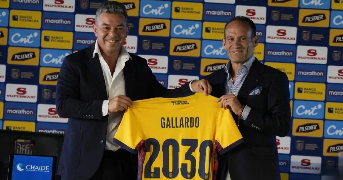 Marcelo Gallardo fue presentado como entrenador de Ecuador: «Es un desafío de vida»