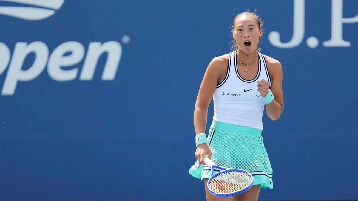 Zheng e a jovem Liutova furam o quali do US Open, Andreescu cai