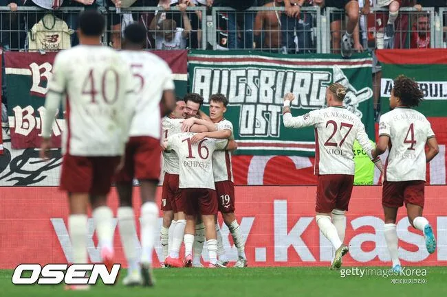 '설영우 교체투입' 아우크스부르크, 레버쿠젠에 '극장 동점골' 허용...2-2 무승부