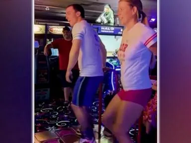 WATCH: 'Dance Dance Revolution' ignites sibling rivalry