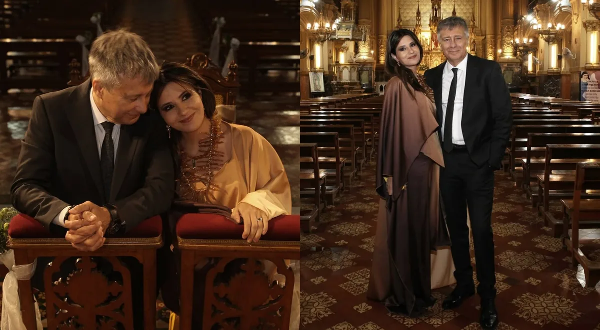 Rolando Graña y Giselle Krüger se casaron por iglesia tras 16 años juntos: “Bendito Dios por encontrarnos en el camino”