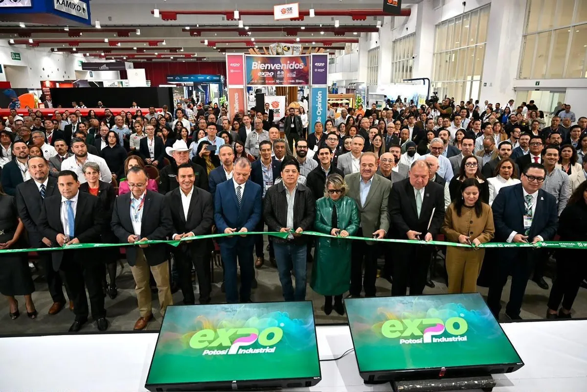 Ricardo Gallardo inaugura la Expo Potosí Industrial 2026