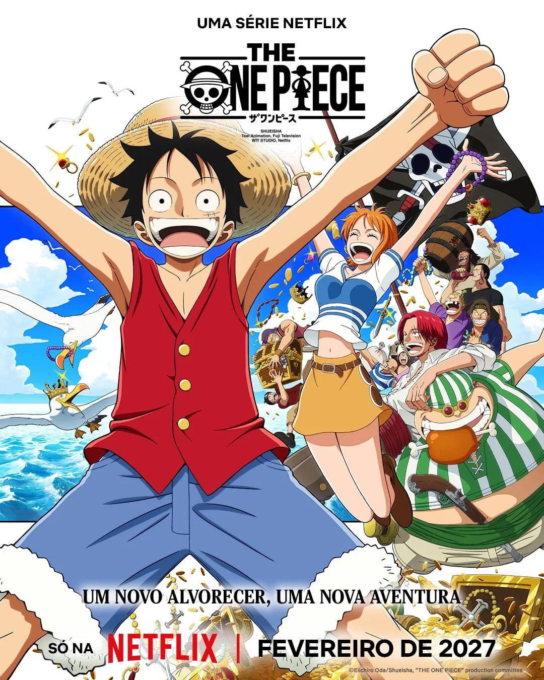 The One Piece: Remake da Netflix ganha novo pôster